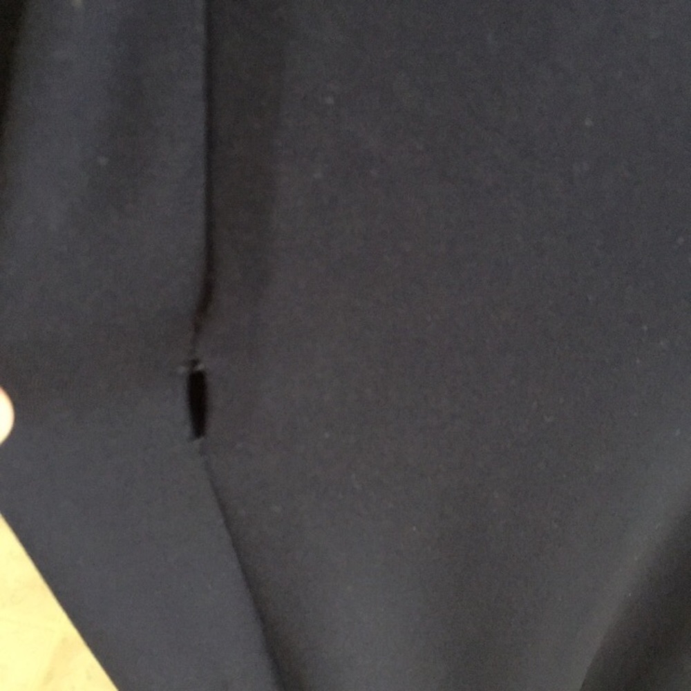 JS Boutique Navy Beaded Waist & Shoulders Gown - Picture 6 of 8